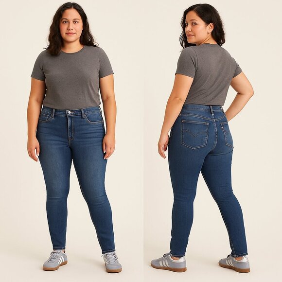 👖🔥 LEVI’S 311 Shaping Skinny Women’s High Rise Jeans Size 33 ⭐ - Picture 4 of 15